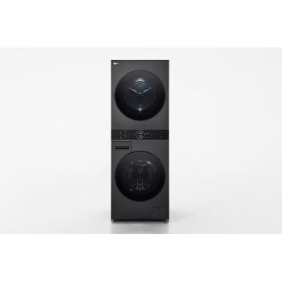 7. LG WashTower WT1210BBF 12/10 kg AI DirectDrive Waschtrockner mit TurboWash-Wärmepumpe, schwarz