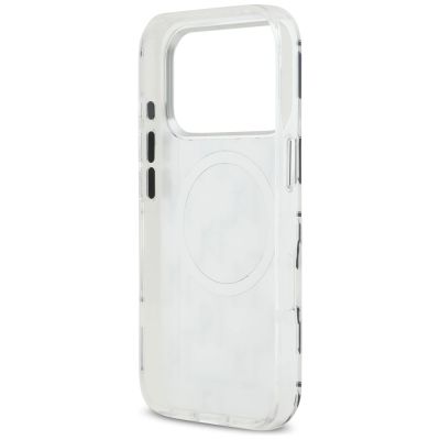 7. Karl Lagerfeld IML KL Monogram MagSafe Case für iPhone 17 Pro - Weiß