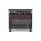 3. 8U AVS-Rack, 420 x 507 x 460 mm Gewindebohrungen, Rollen, bl