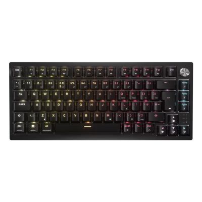 4. Corsair K65 PLUS Gaming-Tastatur, USB + Funk + Bluetooth, QWERTZ-Tastatur, US-Englisch, Schwarz