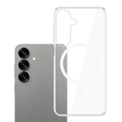 9. 3mk Clear MagCase Hülle für Samsung Galaxy S25+ – transparent