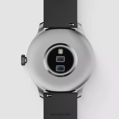 2. Withings Scanwatch Light – Hybrid-Smartwatch (37 mm, schwarz)