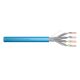 DIGITUS Installationskabel Kat. 6A, U/FTP, Eca, AWG 23/1, LSOH, 305 m, blau, Karton