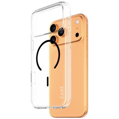2. CARE by PanzerGlass Flagship Urban Explorer Case mit schwarzem MagSafe für iPhone 17 Pro Max – Transparent