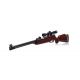 4. Marksman Luftgewehr, Holz, + Zielfernrohr, Kal. 5,5 mm, Ekp