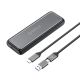 Orico DDM2-C3-G2 M.2 NVME USB-A USB-C 3.2 10Gb/s Festplattenlaufwerk - Grau