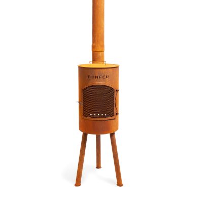 10. Bongiano SP rostiger Gartenkamin 3001R