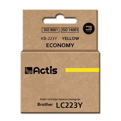 Actis KB-223Y Tinte (ersetzt Brother LC223Y; Standard; 10 ml; gelb)