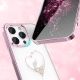 4. Silikonhülle mit Swarovski-Kristallen Kingxbar Wish Series für iPhone 14 Plus – rosa