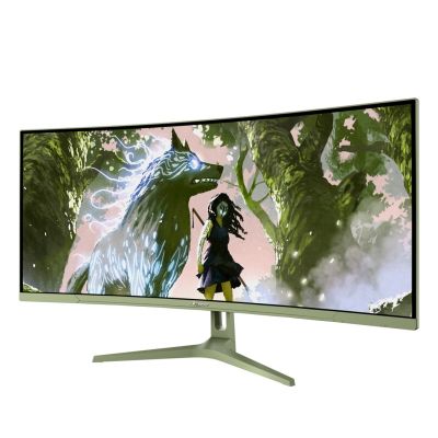 8. Arozzi Nova 34" Curved Computermonitor 86,4 cm (34") 3440 x 1440 px 4K Ultra HD LED Grün