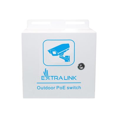 2. Extralink Outdoor PoE Switch Minos 8x RJ45 1000Mb/s PoE, 2x SFP, 200W, L2, aktive Kühlung