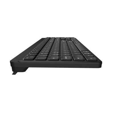6. NATEC TANG US kabellose Tastatur, Bluetooth + 2,4 GHz, leise, Slim, schwarz