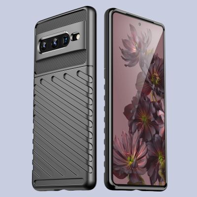 5. Thunder Case flexible gepanzerte Hülle für Google Pixel 7 Pro schwarz