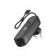 SBS Hybrid PD 20W 5000mAh Powerbank mit integriertem Kabel und faltbarem Stecker - Schwarz