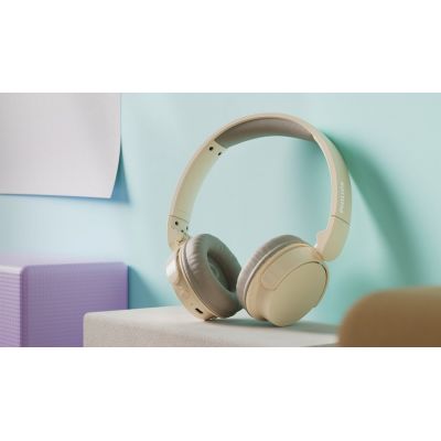4. Philips TAH3209BG/00 Kopfhörer/Headset Kabelloses Kopfbügel-Headset Anrufe/Musik Bluetooth Beige
