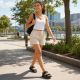 6. Big Star TT274A055 Schwarze Schaumstoff-Sandalen mit Klettverschluss