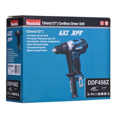 9. 18V Akku-Bohrschrauber ohne Akku und Ladegerät DDF458Z MAKITA