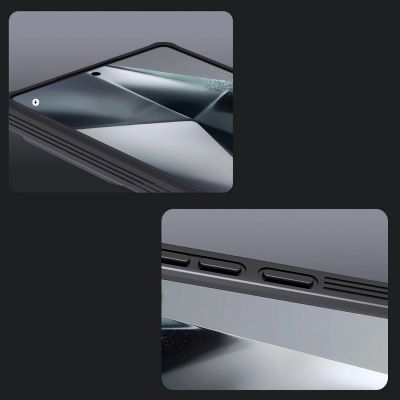 11. Nillkin CamShield Pro Hülle für Samsung S25 Ultra mit Kameraabdeckung – Schwarz