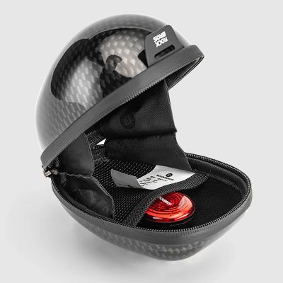 3. Rockbros Hartschalen-Satteltasche, kompakt, 0,4 l Fassungsvermögen – Carbon-Optik