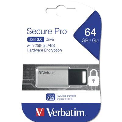 3. Verbatim Store 'n' Go Secure Pro 64GB USB 3.0-Stick