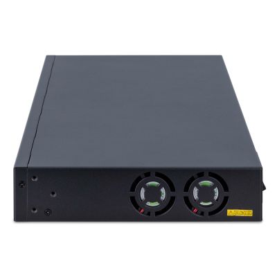 21. 10G Ethernet-Netzteil/PoE-Injektor (PoE+ 802.3at), 16 Ports, PoE-Budget 250 W