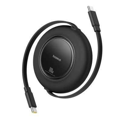 2. Baseus Free2Pull Mini 100W Einziehbares USB-C-Kabel – USB-C 2 m – Schwarz