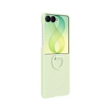 EF-EF776CGE Samsung Silikon-Magnethülle mit Ring für Galaxy Z Flip 8 Grün
