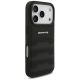 4. AMG Lederhülle mit geprägtem Linien-Logo für iPhone 17 Pro – Schwarz