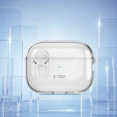 3. Tech-Protect Slim Hook-Hülle für AirPods 1/2 – transparent