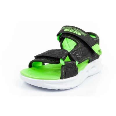 24. Skechers Jr. 401673L/BKLM Sandalen