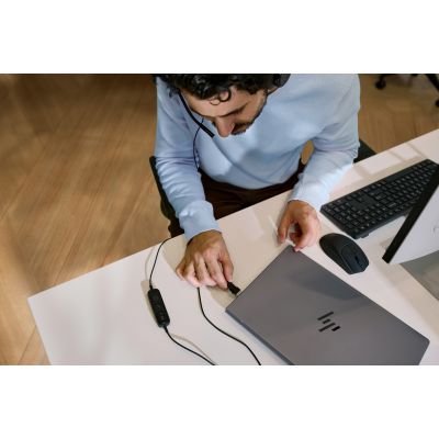 101. HP Poly Mission 425 Stereo-USB-Kabel-Headset