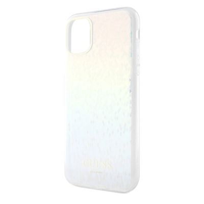 6. Guess IML Faceted Mirror Disco Iridescent Hülle für iPhone 11 / Xr – mehrfarbig