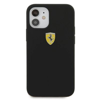 3. Ferrari FESIHCP12SBK iPhone 12 mini 5.4" schwarz/schwarz Hardcase On Track Silicone