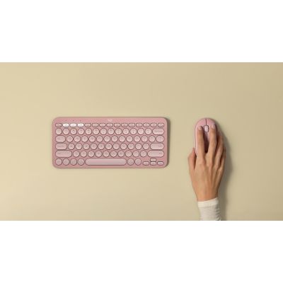 3. Logitech Pebble 2 M350s Pinke Maus