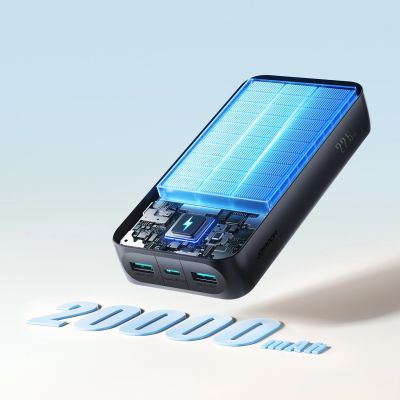 11. Joyroom JR-PBF14 Pro Powerbank 22,5 W 20000 mAh mit Digitalanzeige, 2x USB-A, 1x USB-C – Schwarz
