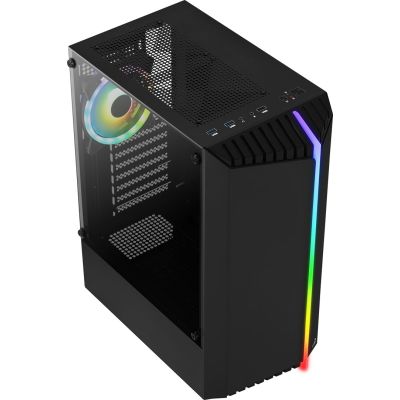 16. AEROCOOL PGS BIONIC-G-BK-v2 RGB GEHÄUSE