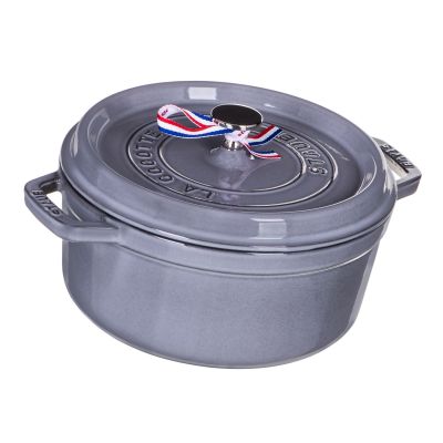 2. STAUB Runder Gusseisentopf 40500-246-0 3,8 l Graphit