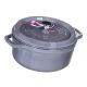 2. STAUB Runder Gusseisentopf 40500-246-0 3,8 l Graphit