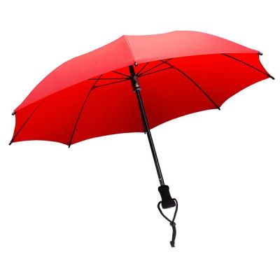 EuroSCHIRM Birdiepal Outdoor-Regenschirm aus rotem Fiberglas-Polyamid in voller Größe
