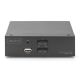 6. Digitus KVM-Switch, 2x1 DP, DP-Ausgang, USB