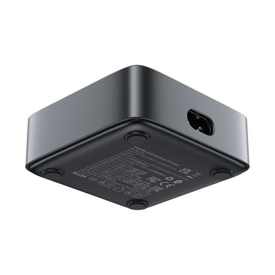 3. Acefast Z6 GaN Tischladegerät 2x USB-A / 2x USB-C PD 65W - Schwarz