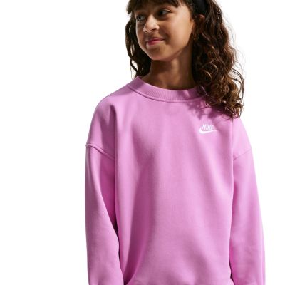 4. Nike Sportswear Club Fleece Kinder-Sweatshirt Rosa FD2923 503