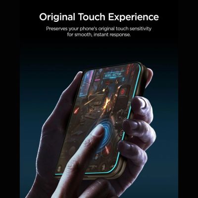 2. Spigen Glas.tR EZ Fit Pro HD AC Panzerglas für iPhone Duo