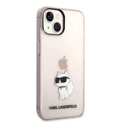 4. Karl Lagerfeld KLHCP14MHNCHTCP iPhone 14 Plus 6,7" rosa/rosa Hardcase Ikonik Choupette