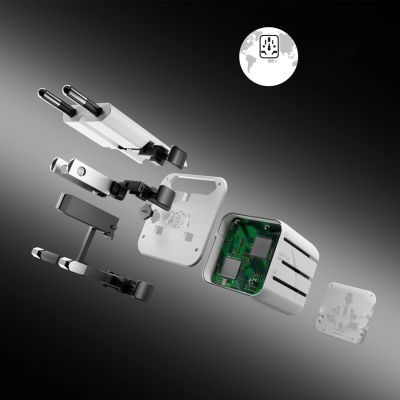 12. SBS TEADAPTUNI Universal-Reiseadapter – weiß