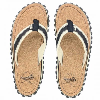 9. Gumbies Corker Flip-Flops G-CO-UNI-BL
