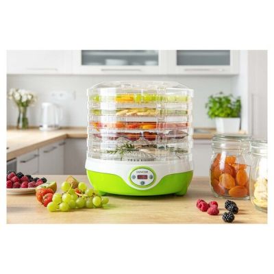 9. Sencor SFD 851GR Dörrgerät, hellgrün, transparent, 240 W