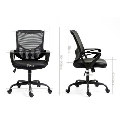 10. Activejet YK507 Bürostuhl schwarz