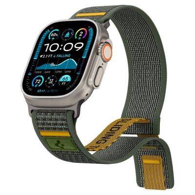 10. Spigen Athlex Air Strap für Apple Watch 44 / 45 / 46 / 49 mm - Grün