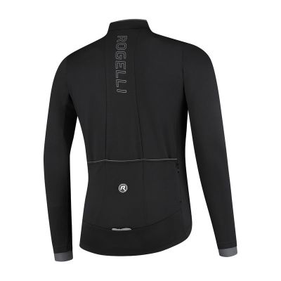 2. Rogelli Essential Langarmshirt, schwarz, Größe L